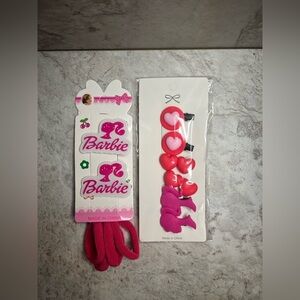 Barbie Pink Hair Accessories Set